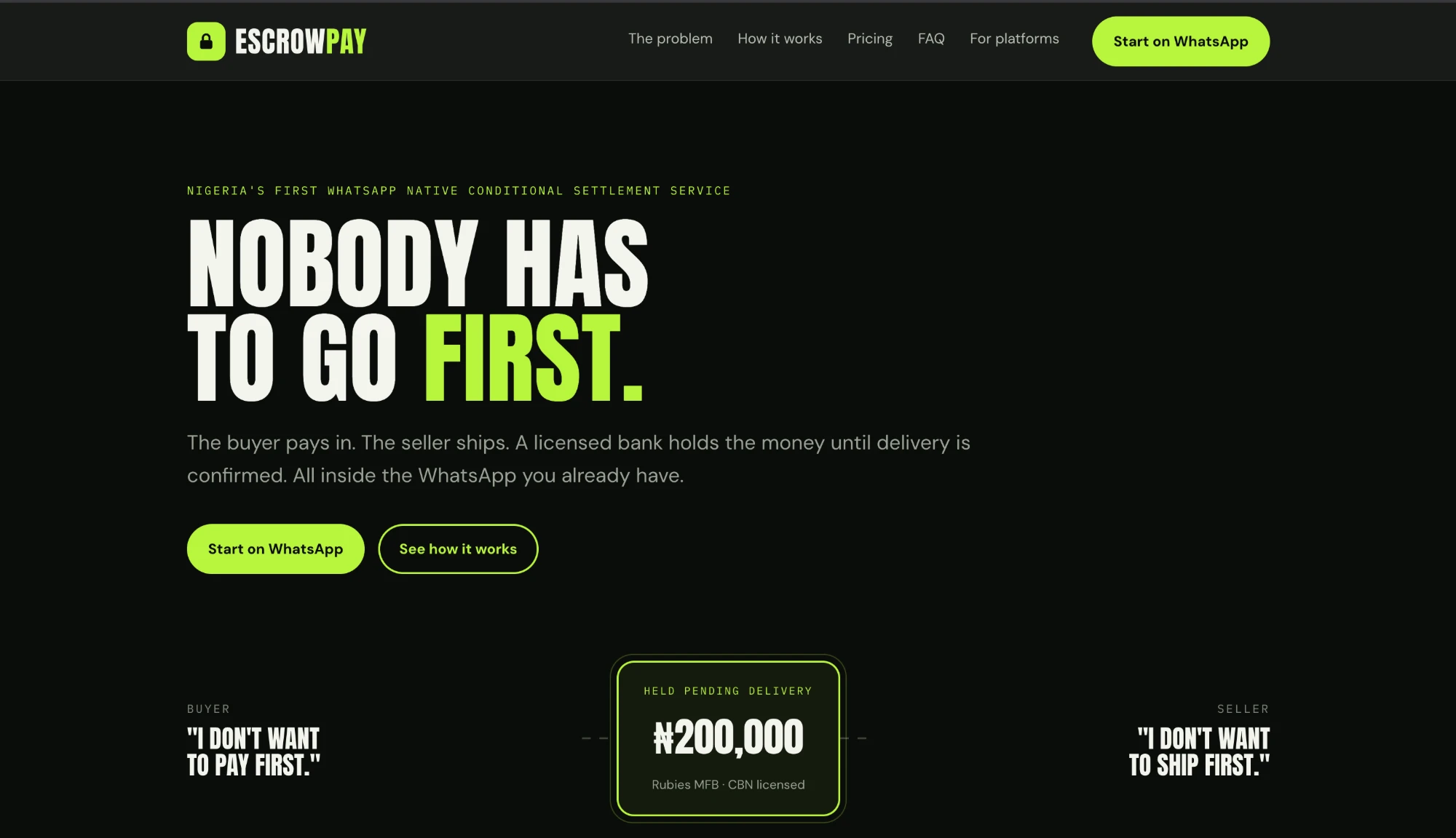 EscrowPay screenshot